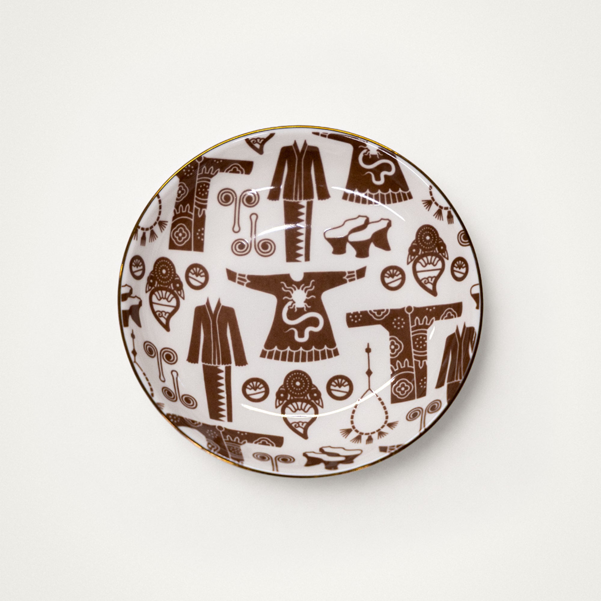 Bone China Saucer – Fashion (Red)