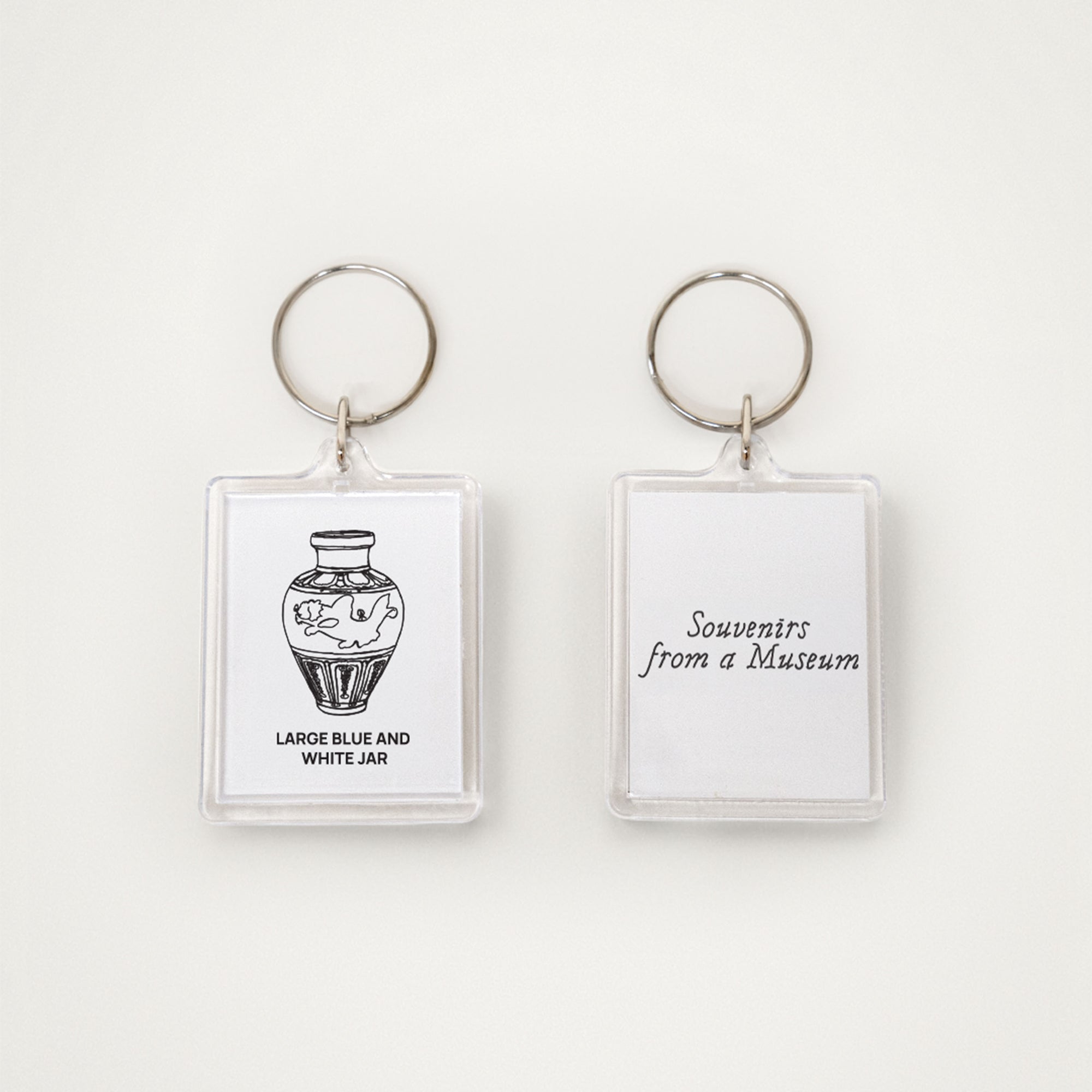 Acrylic Keychain – Large Blue and White Jug