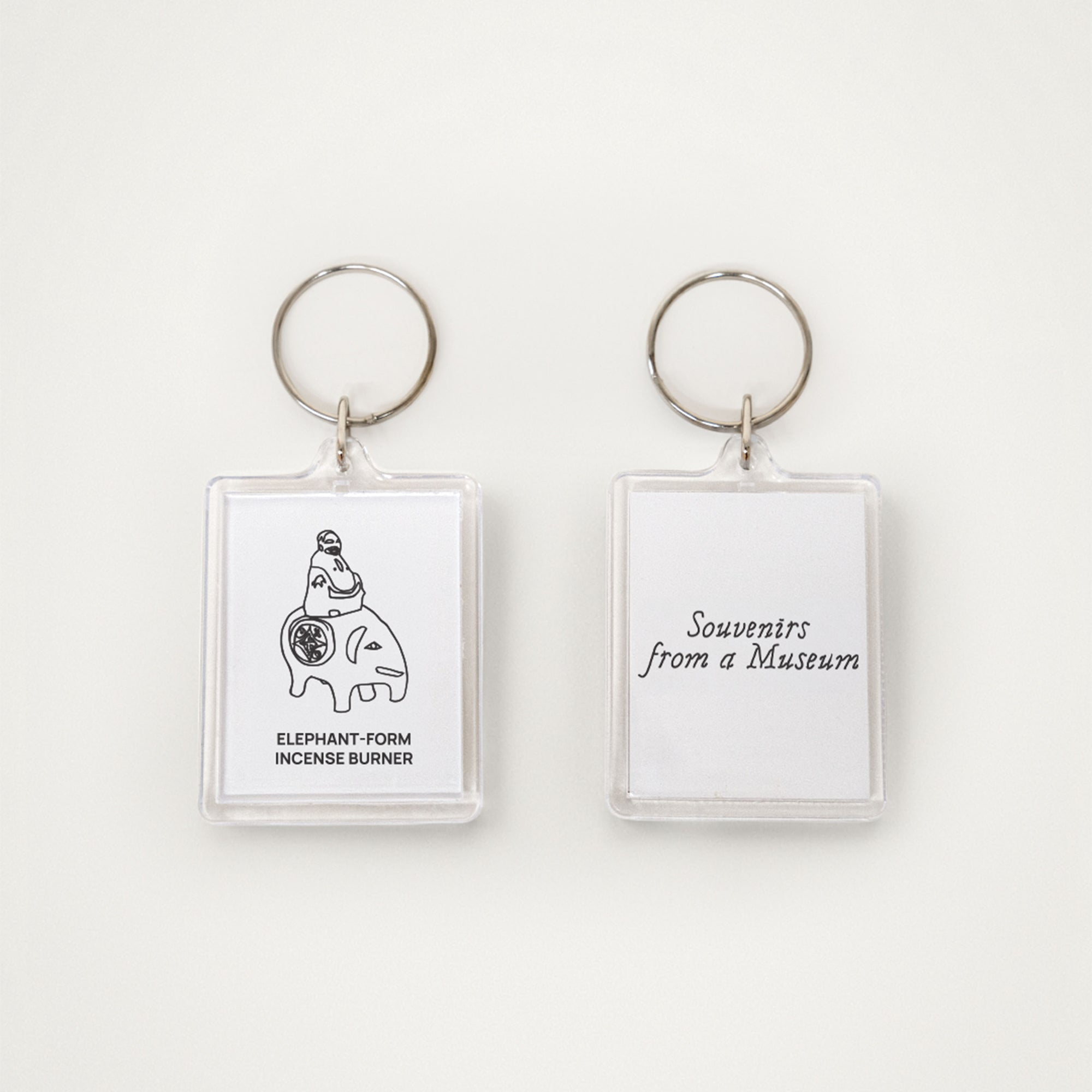 Acrylic Keychain – Elephant-form Incense Burner